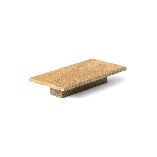 Rectangular oak cabinet knobs for furniture
